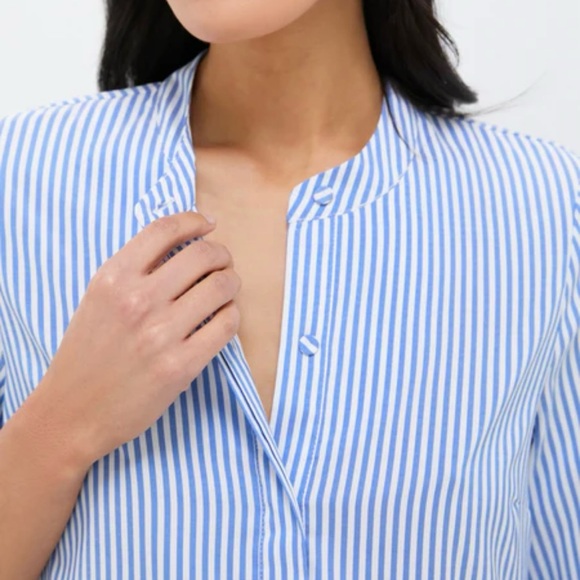 Tuckernuck Blue Stripe Royal Shirt Dress - Picture 4 of 9